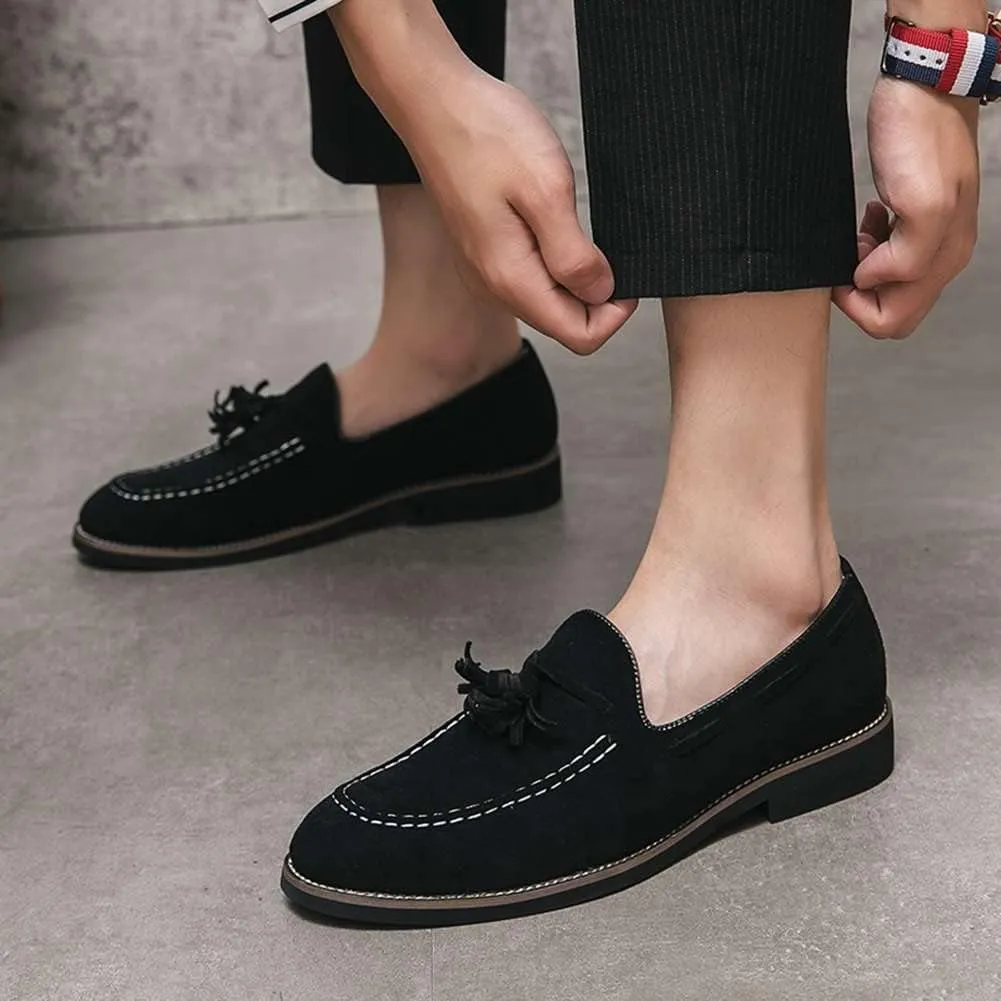 Men's Oxford Leather Dress Shoes Genuine Leather Shoes Comfort Loafers Dress Shoes