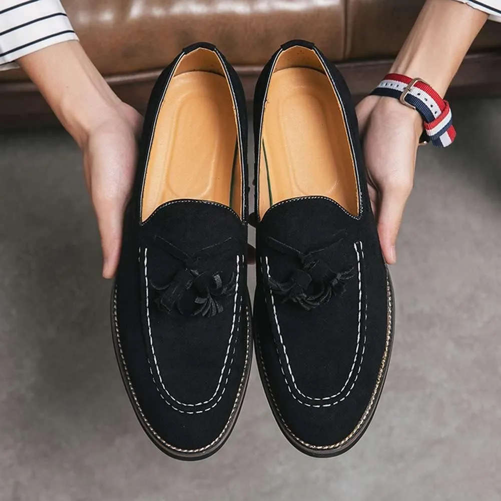 Men's Oxford Leather Dress Shoes Genuine Leather Shoes Comfort Loafers Dress Shoes