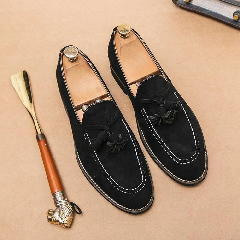 Men's Oxford Leather Dress Shoes Genuine Leather Shoes Comfort Loafers Dress Shoes
