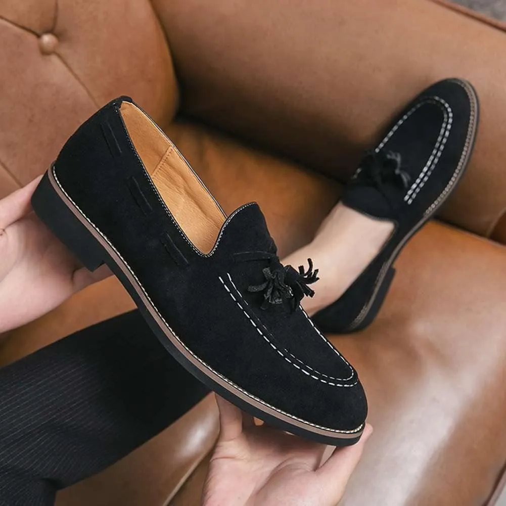 Men's Oxford Leather Dress Shoes Genuine Leather Shoes Comfort Loafers Dress Shoes