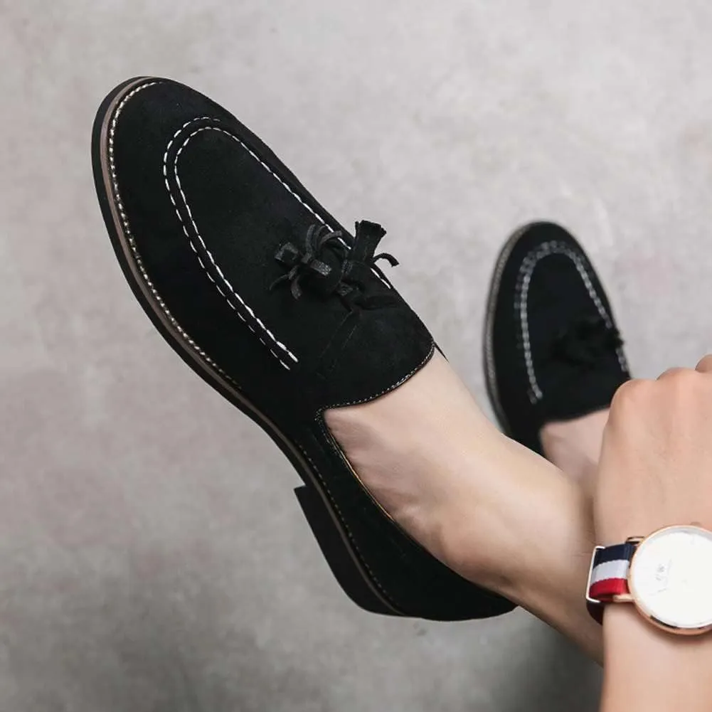 Men's Oxford Leather Dress Shoes Genuine Leather Shoes Comfort Loafers Dress Shoes