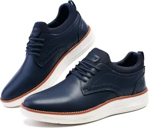 Mens Oxfords Lace-Up Lightweight Casual Busniess Comfortable Dress Shoes for Men