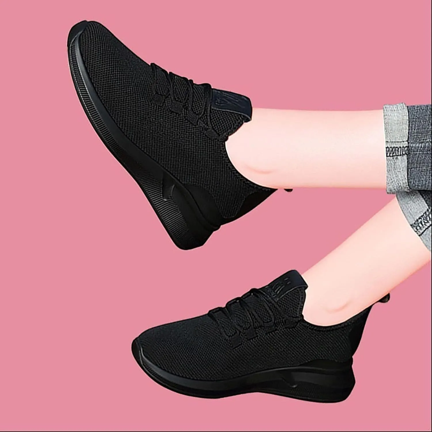 Mens Oxfords Lace-Up Lightweight Casual Walking Shoes Running Shoes for Women Mesh Woman Shoes Casual Chunky Sneakers Red Tennis Shoe Loafers Shoe