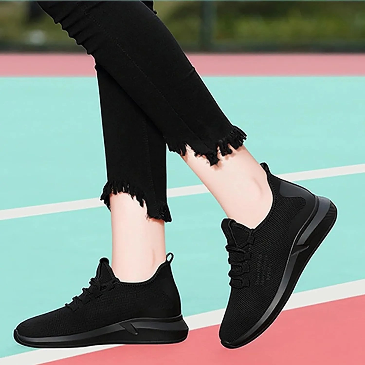 Mens Oxfords Lace-Up Lightweight Casual Walking Shoes Running Shoes for Women Mesh Woman Shoes Casual Chunky Sneakers Red Tennis Shoe Loafers Shoe