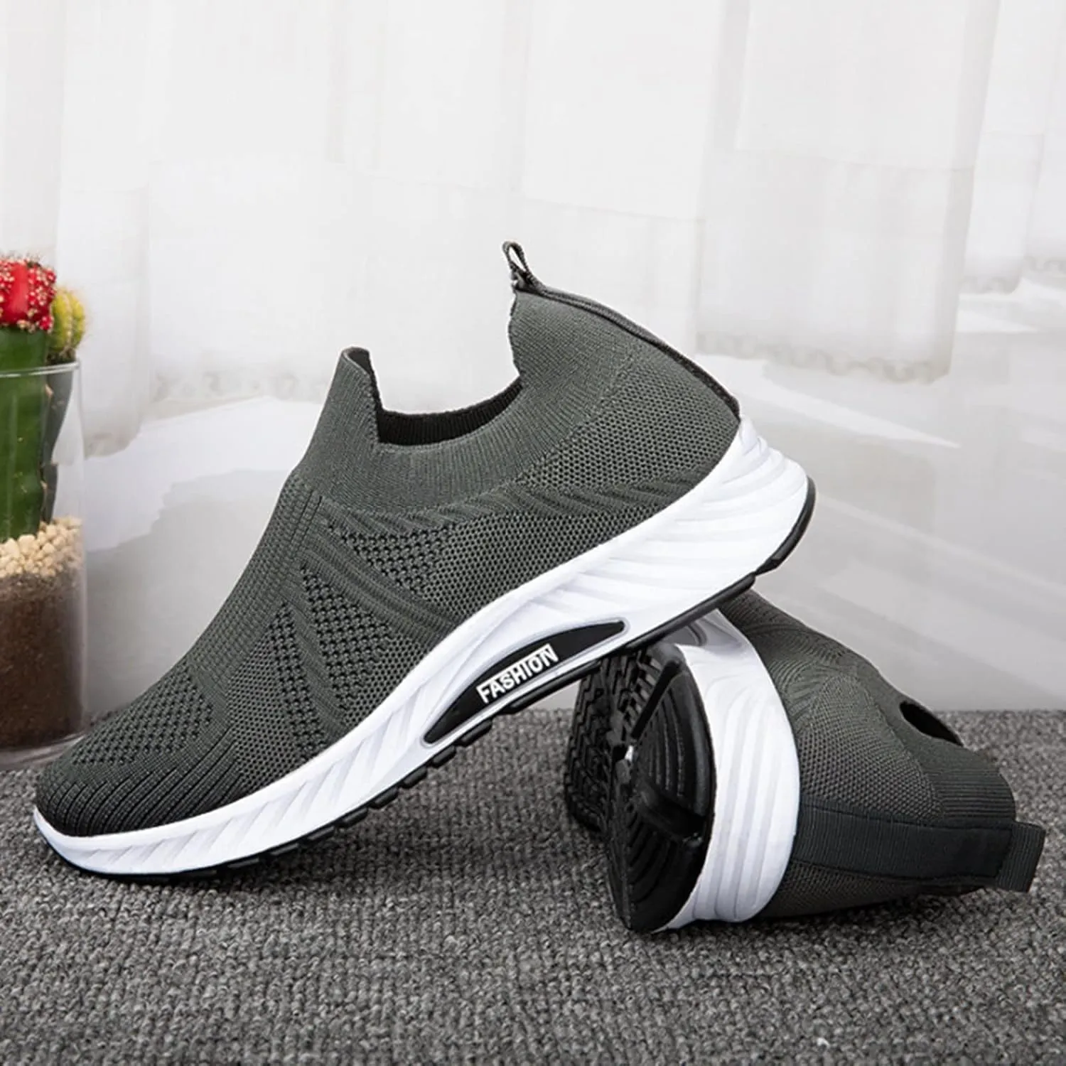 Mens Shoes Sports Low Top Outdoor Summer and Autumn Lightweight Comfortable Slip On Loafers