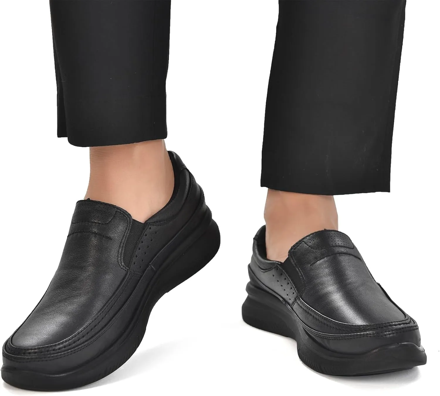 Men's Slip On Casual Loafers, Comfortable Walking Shoes for Men, Lightweight Dress Shoes for Office Driving