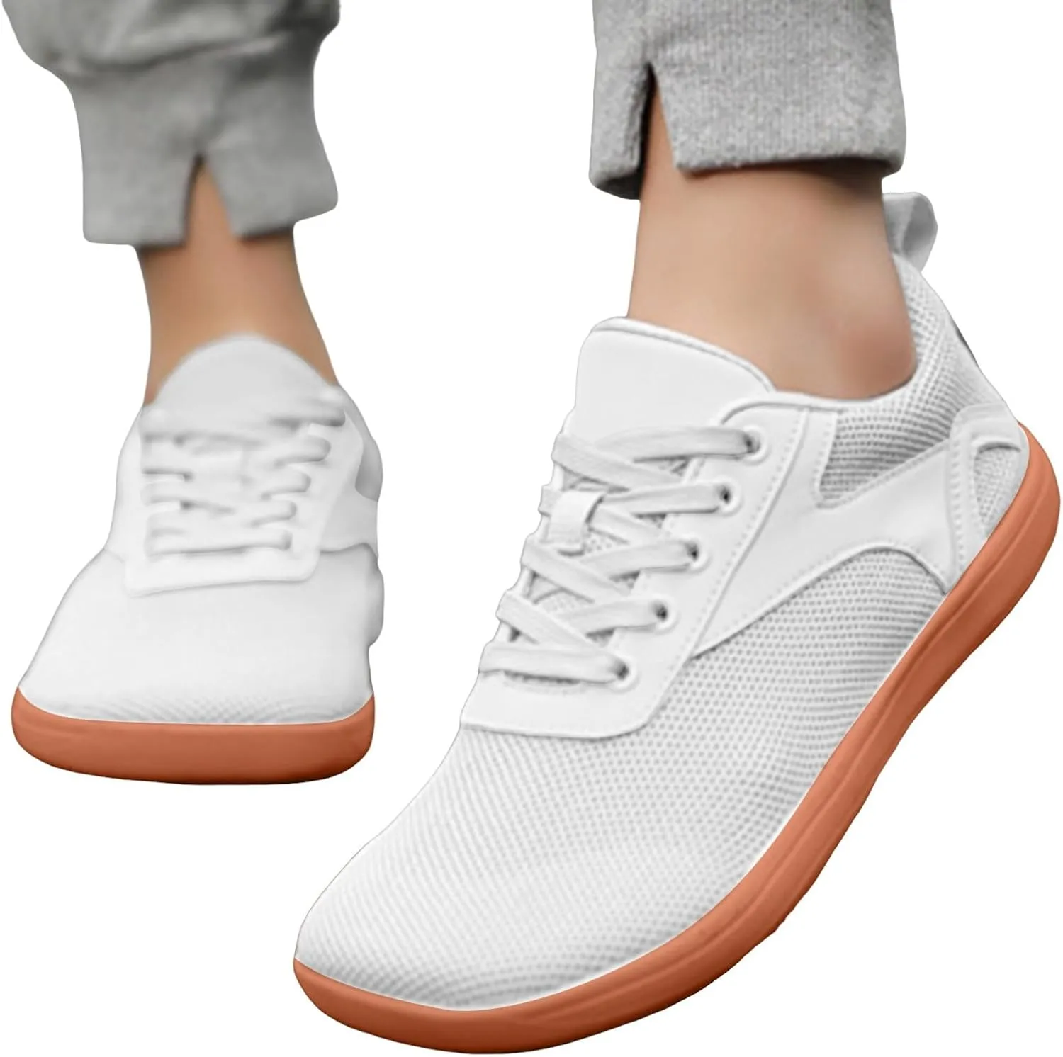 Men's Slip Shoes Casual Sports Shoes with Thin Soles and Wide Toes for Both Men and Women