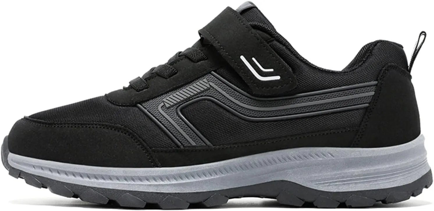 Mens Sneakers Waterproof Hiking Shoes Lightweight Tennis Shoes Comfortable Walking Shoes Outdoor Trekking Shoes