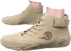 Men's Sneakers Winter Pull On Outwear Fashionable Classic Short Boots PU Breathable Cool Boots