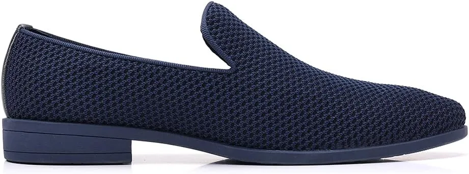 Mens Tuxedo Dress Loafers Slip On Formal Wedding Shoes