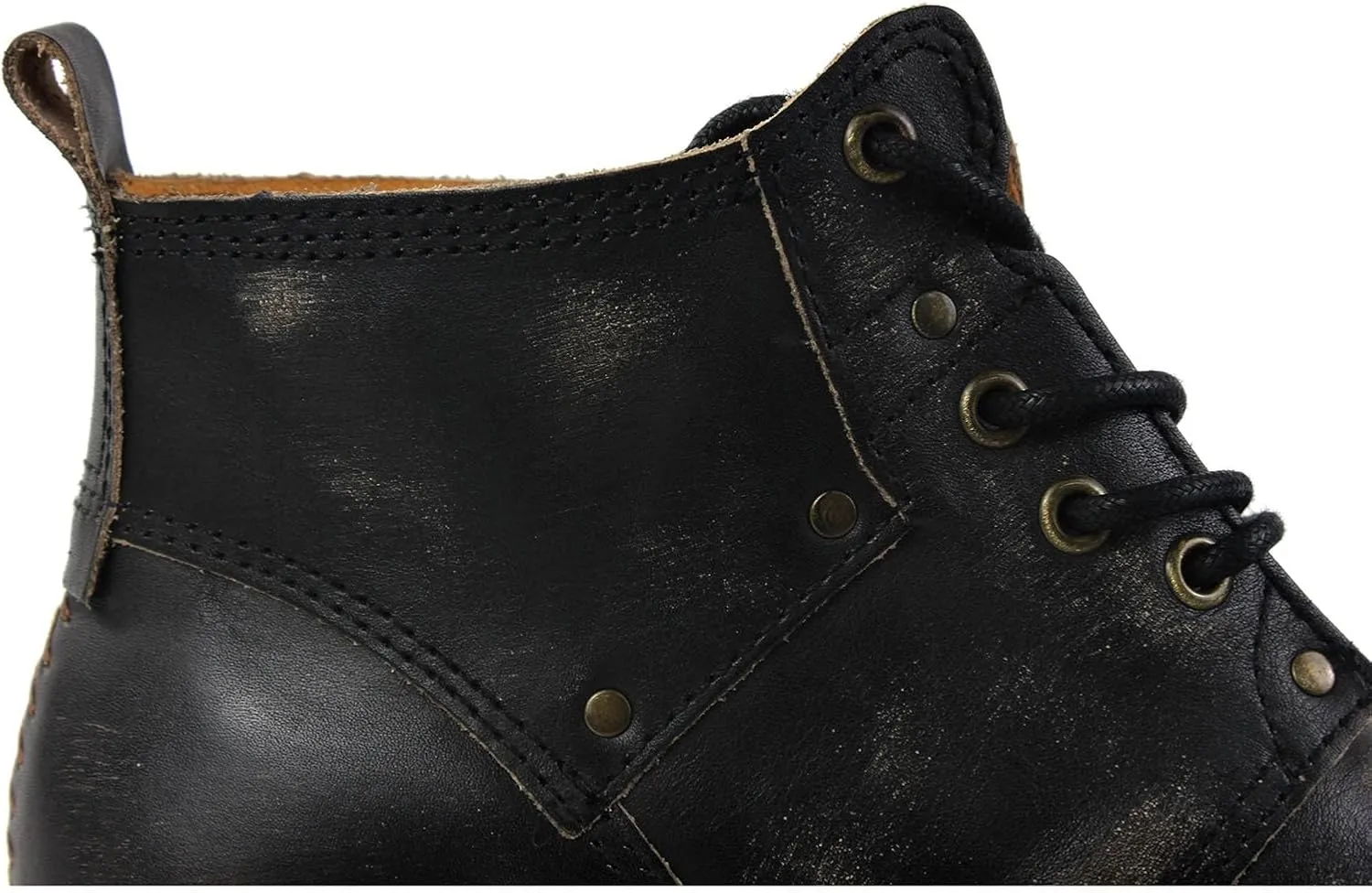 Men's Vintage Brown Chukka Boots Lace-up Motorcycle Casual Leather Dress Ankle Boot for Men Fashion CD-6015-2-Vintage Brown