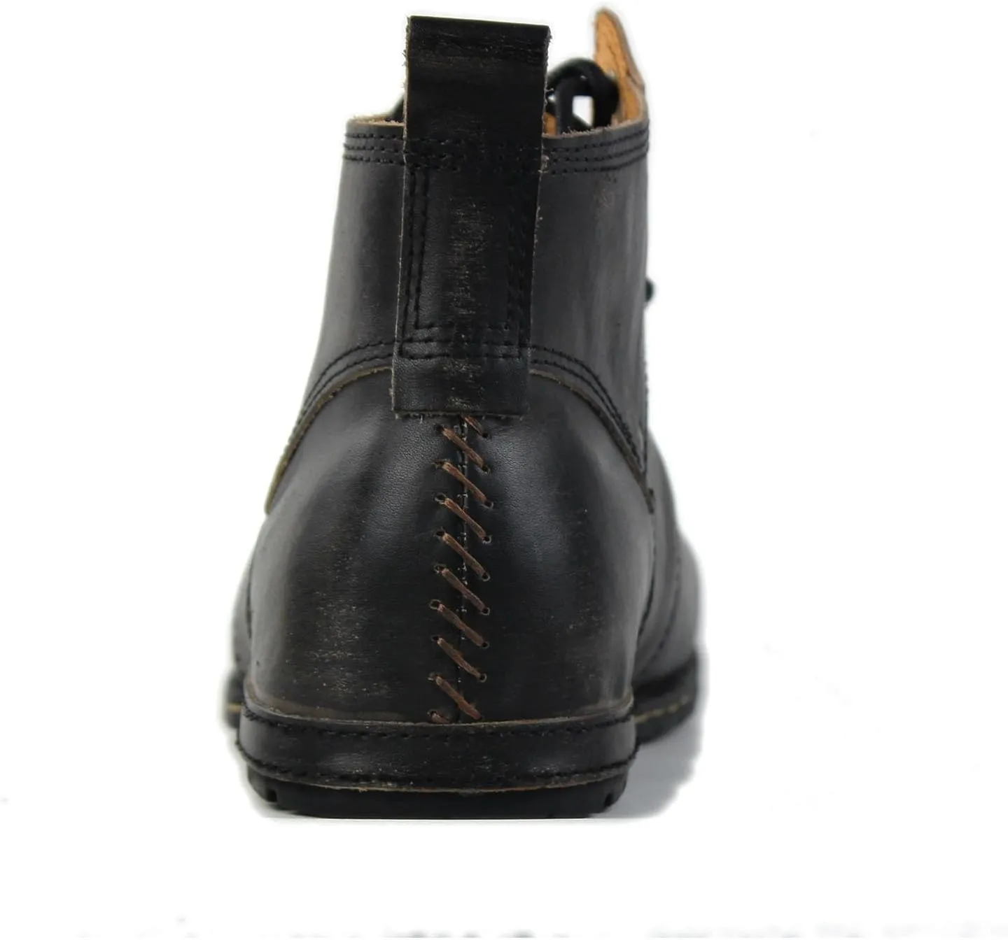 Men's Vintage Brown Chukka Boots Lace-up Motorcycle Casual Leather Dress Ankle Boot for Men Fashion CD-6015-2-Vintage Brown