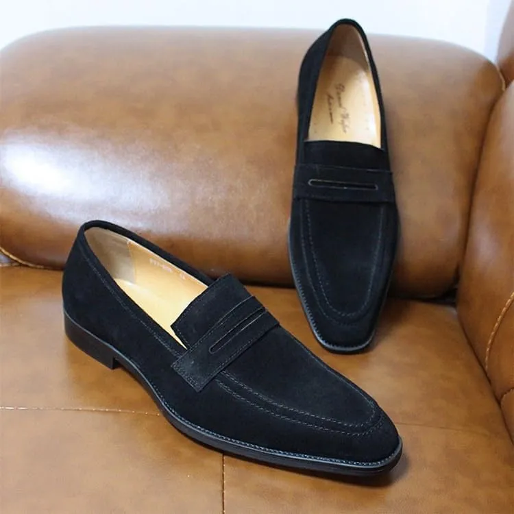 Men's Vintage Spike Dress Loafers Slip On Shoes Fashion Prom Wedding Business Suit Shoes for Business Dinners