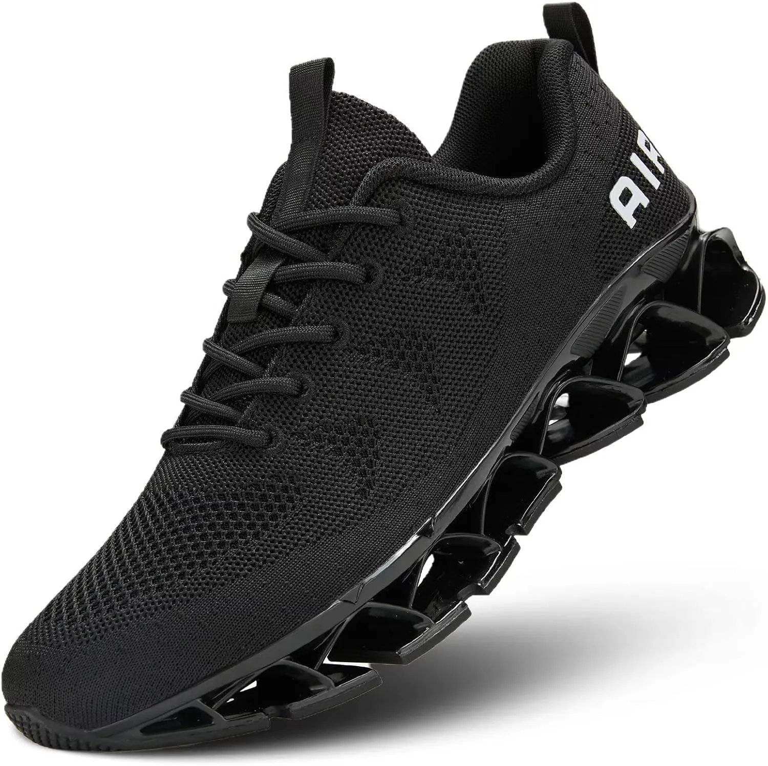 Mens Walking Shoes Blade Non Slip Fashion Sneakers Breathable Mesh Soft Sole Casual Athletic Running Sport Shoes