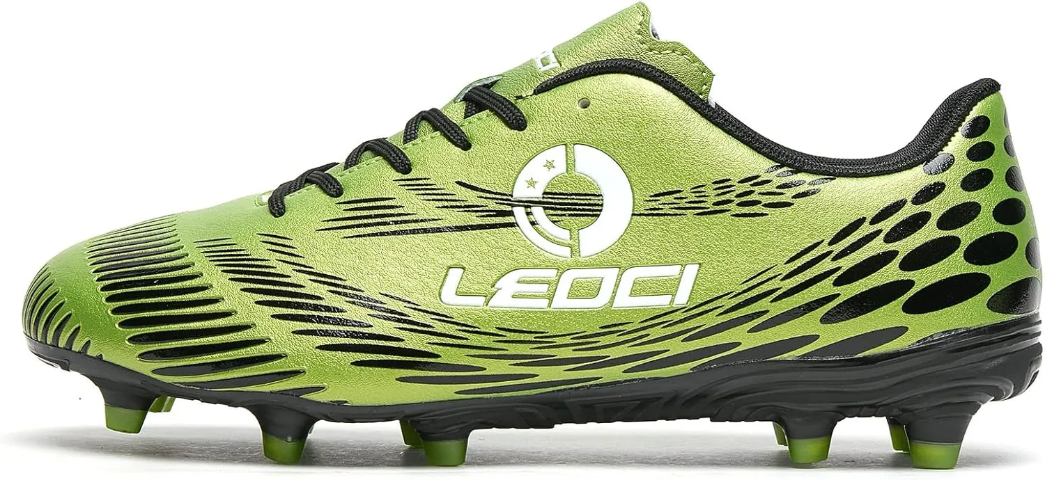 Men's Women's Firm Ground Soccer Cleats Outdoor/Indoor Boys Girls Professional Futsal Football Training Sneakers