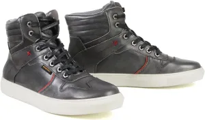 Milwaukee Leather MBM9153 Men's Vintage Grey Leather High-Top Reinforced Street Riding Waterproof Shoes - 10