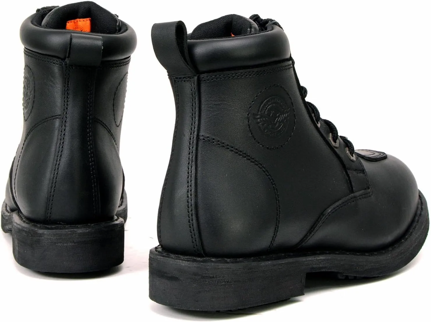 Milwaukee Leather Women's Premium Leather Classic Motorcycle Riding Boots Lace-Up Shoes MBL9322 MBL9323