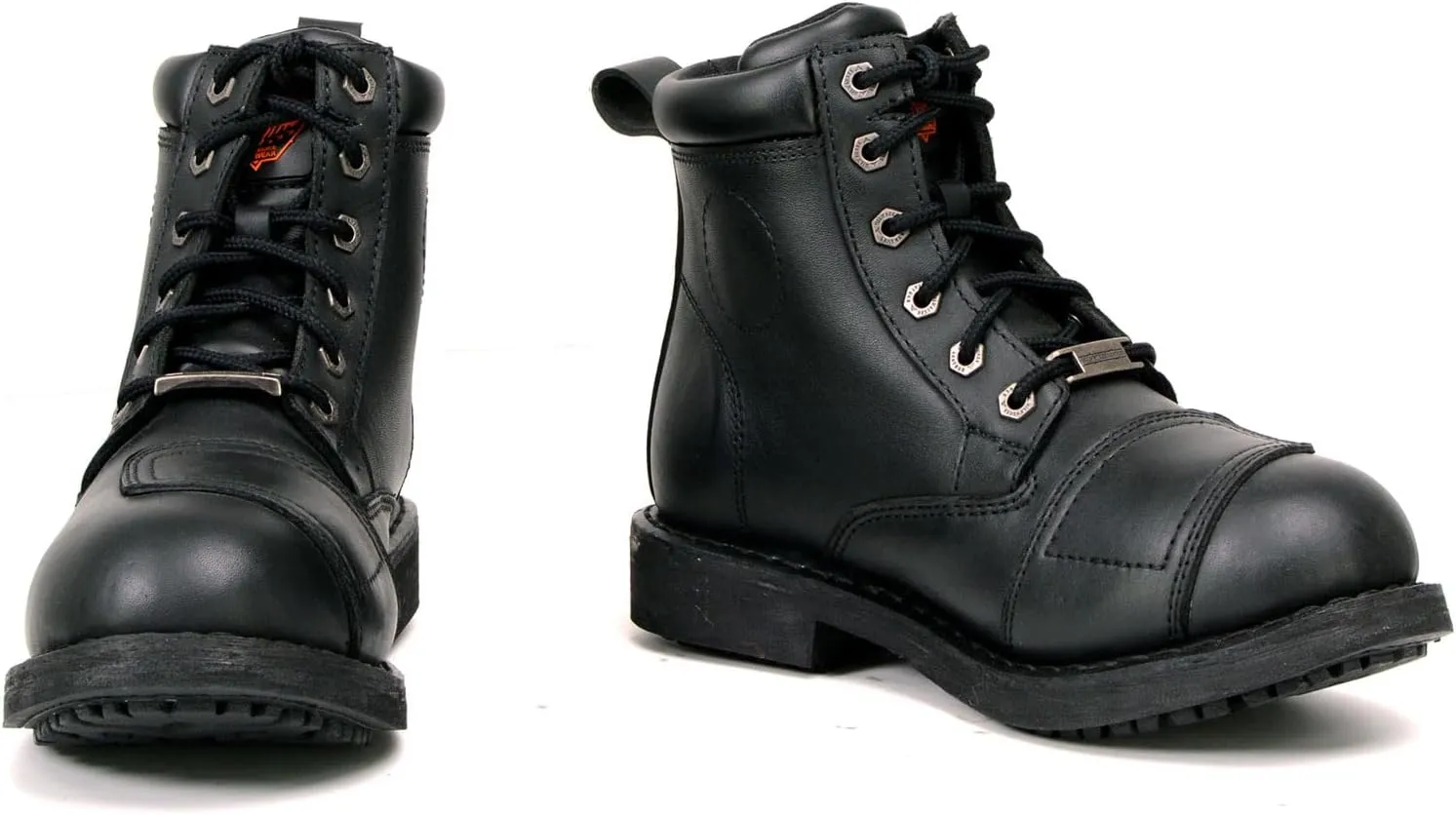 Milwaukee Leather Women's Premium Leather Classic Motorcycle Riding Boots Lace-Up Shoes MBL9322 MBL9323