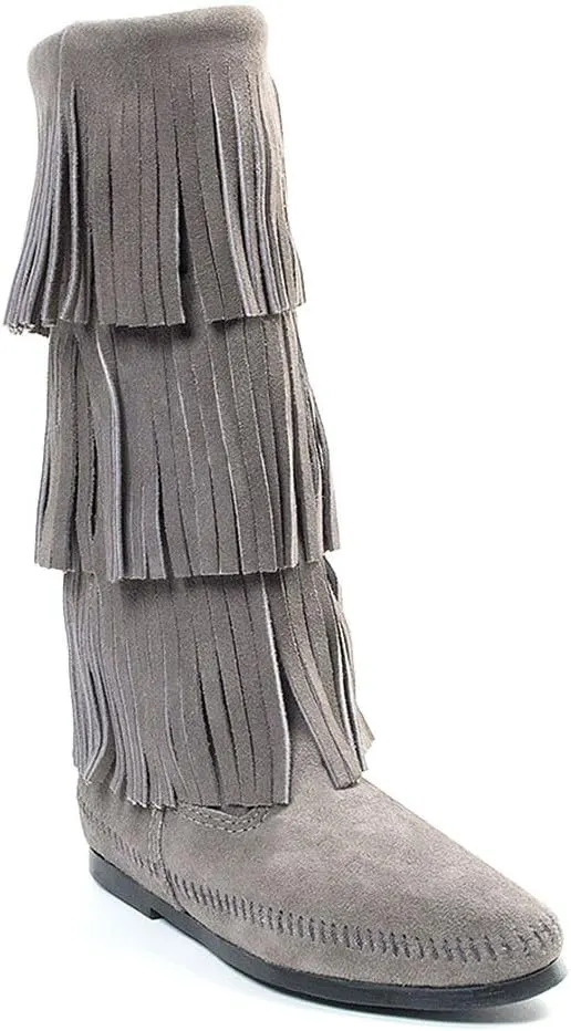 Minnetonka Women's 3-Layer Fringe Boot