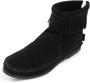 Minnetonka Women's Back Zipper Bootie - Hardsole