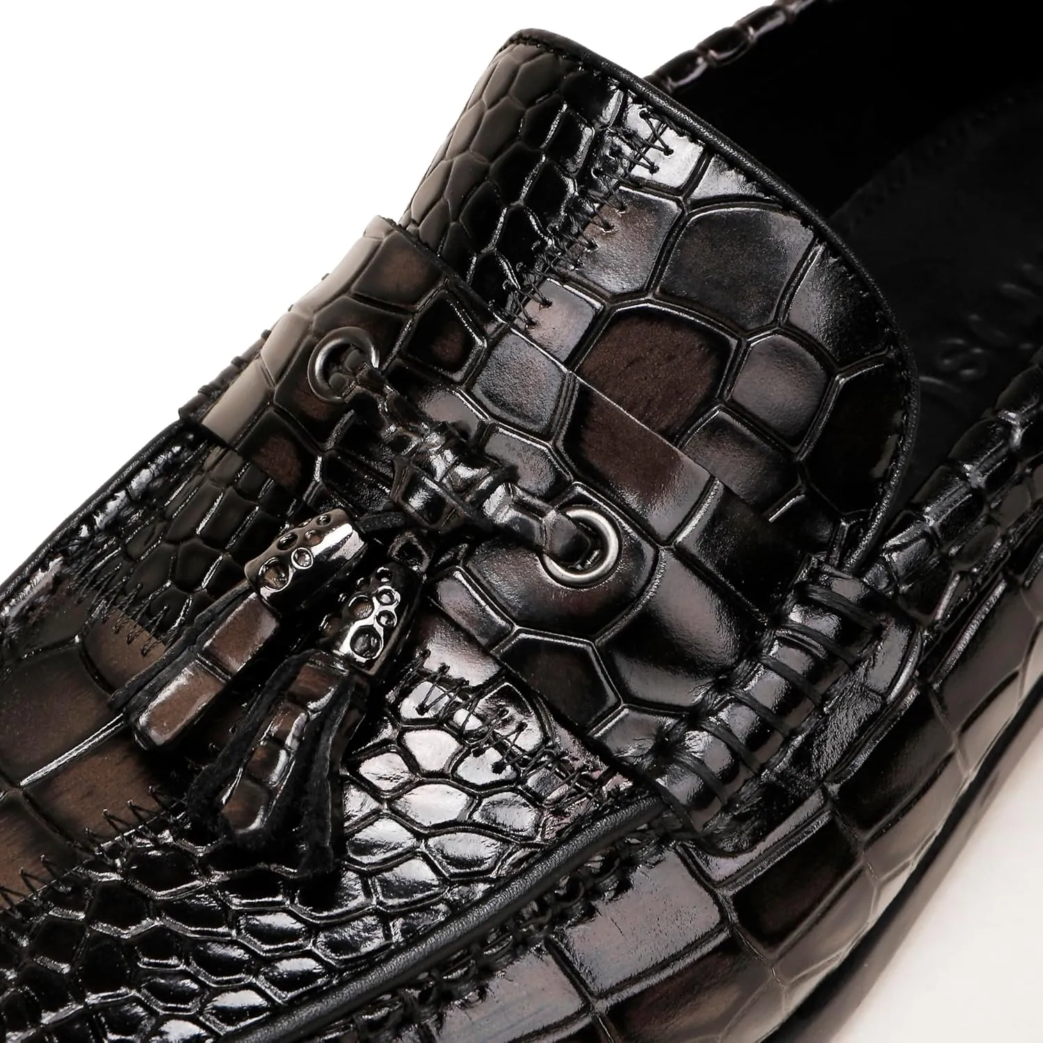 Mokilife Men's Casual Dress Shoes,Leather Formal Dress Loafers Slip on Shoes for Men