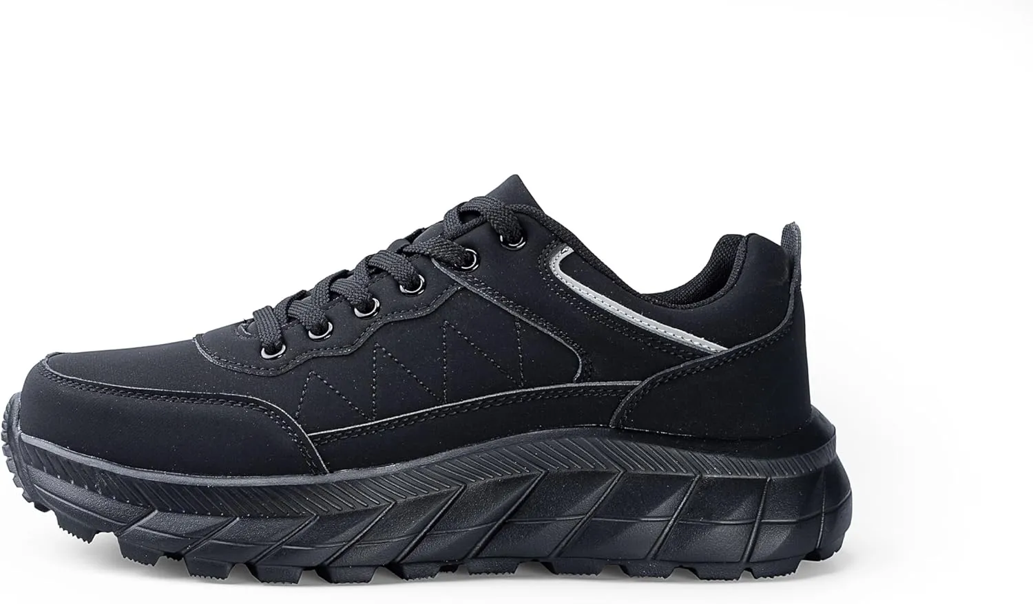 Mr.Right Men's Hiking Light Weight Non Slip Comfortable Work Shoes, Outdoor Casual Sneakers Walking Waterproof Shoes for Men