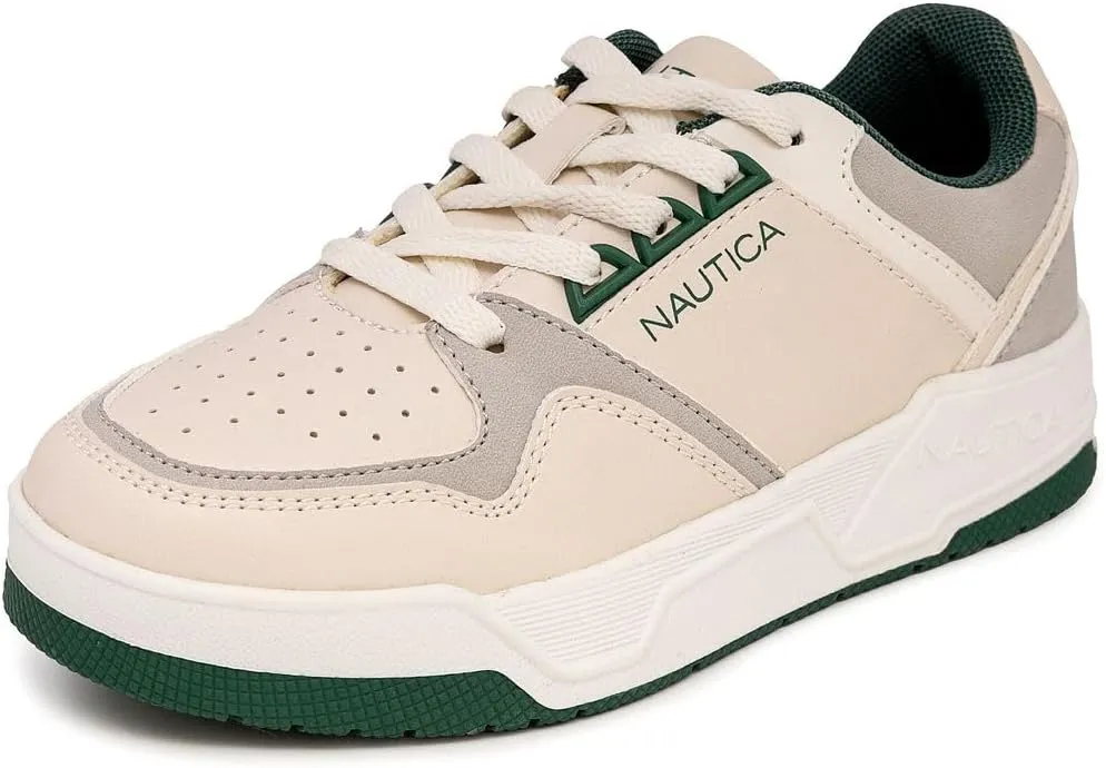 Nautica Boys Low-Top Sneakers, Basketball Tennis Shoes for Kids, Outdoor School Running Shoes - Sizes for Big Kid/Little Kid