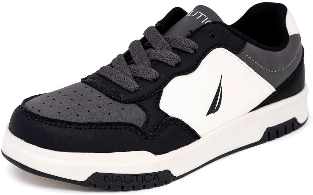 Nautica Boys Low-Top Sneakers, Basketball Tennis Shoes for Kids, Outdoor School Running Shoes - Sizes for Big Kid/Little Kid