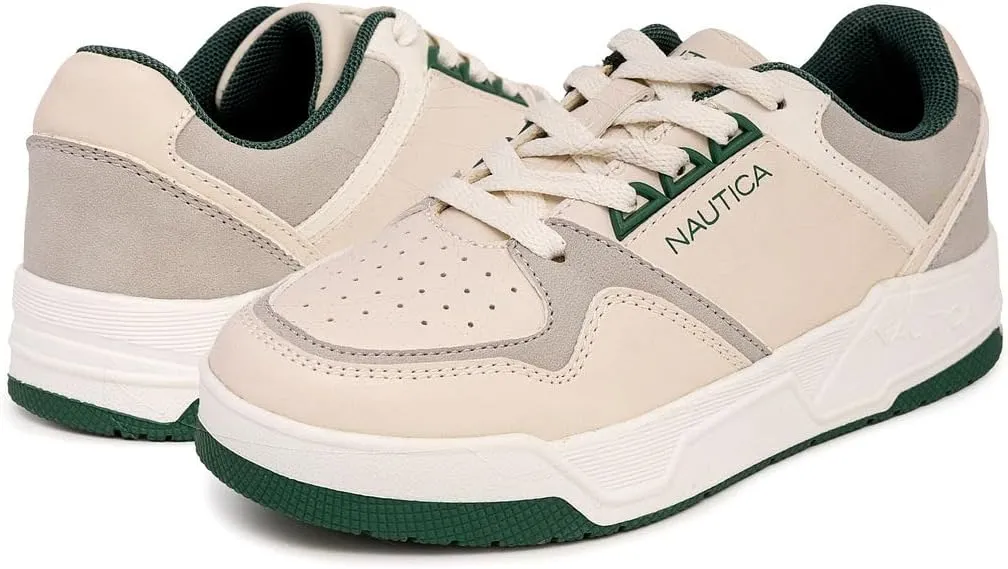 Nautica Boys Low-Top Sneakers, Basketball Tennis Shoes for Kids, Outdoor School Running Shoes - Sizes for Big Kid/Little Kid