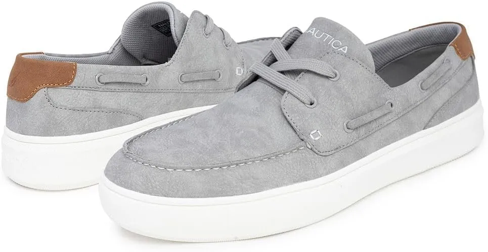Nautica Men's Boat Shoe Casual Loafers Comfort Sneaker - Walking Moccasin (Slip-On/Lace-Up)