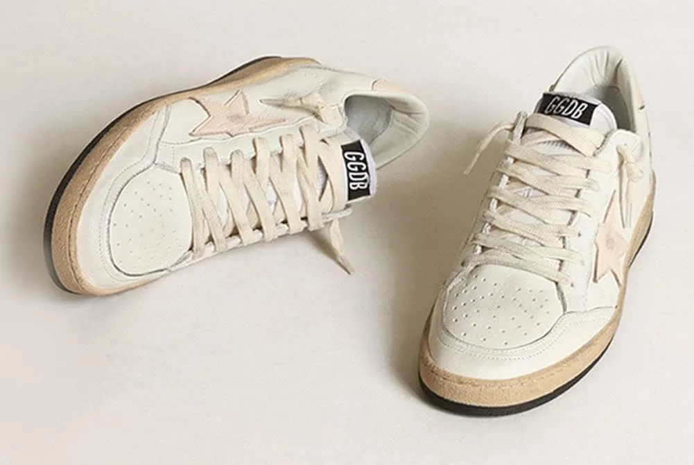 nesho White Leather Sneakers for Men Walking Sport Shoes Hard-Wearing Outdoor Flat Trainers