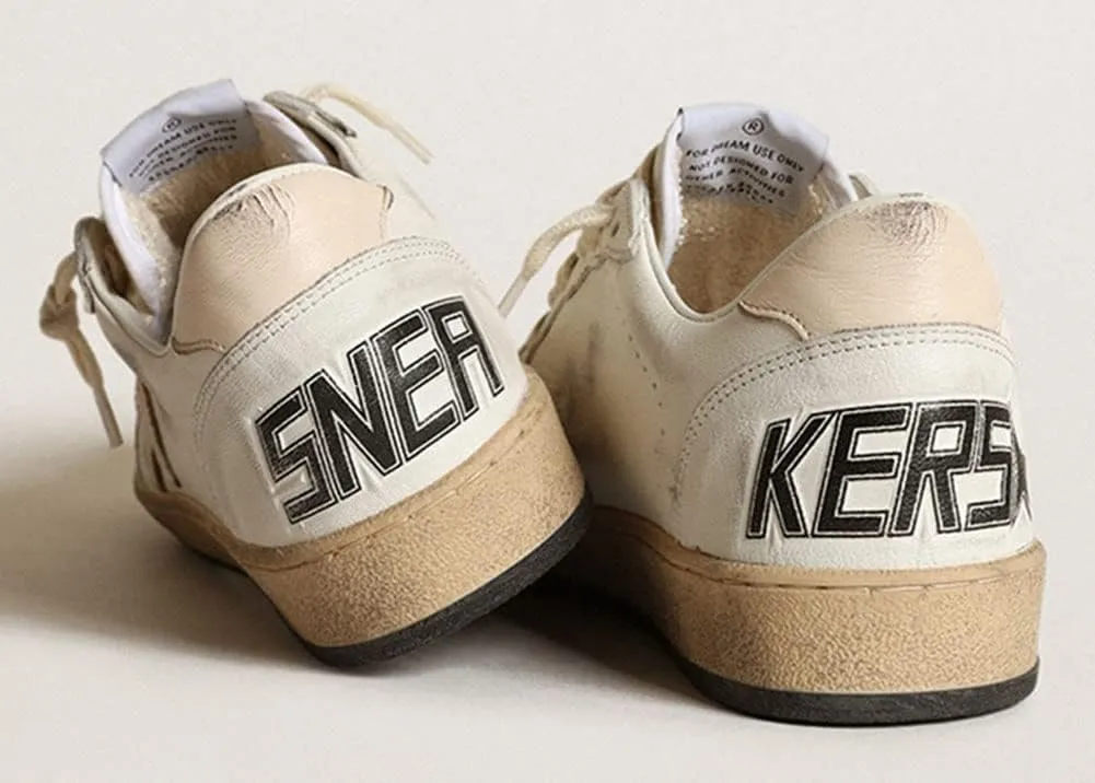 nesho White Leather Sneakers for Men Walking Sport Shoes Hard-Wearing Outdoor Flat Trainers