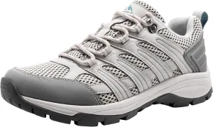 NORTIV 8 Women's Hiking Shoes Lightweight Breathable Mesh Walking Sneakers Outdoor Work Shoes