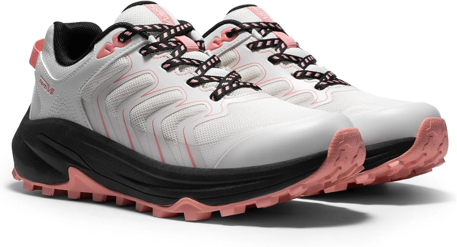 NORTIV 8 Women's Hiking Shoes Lightweight Walking Sneakers with Arch Support Outdoor Work Camping Tennis Workout Cross Training Echo