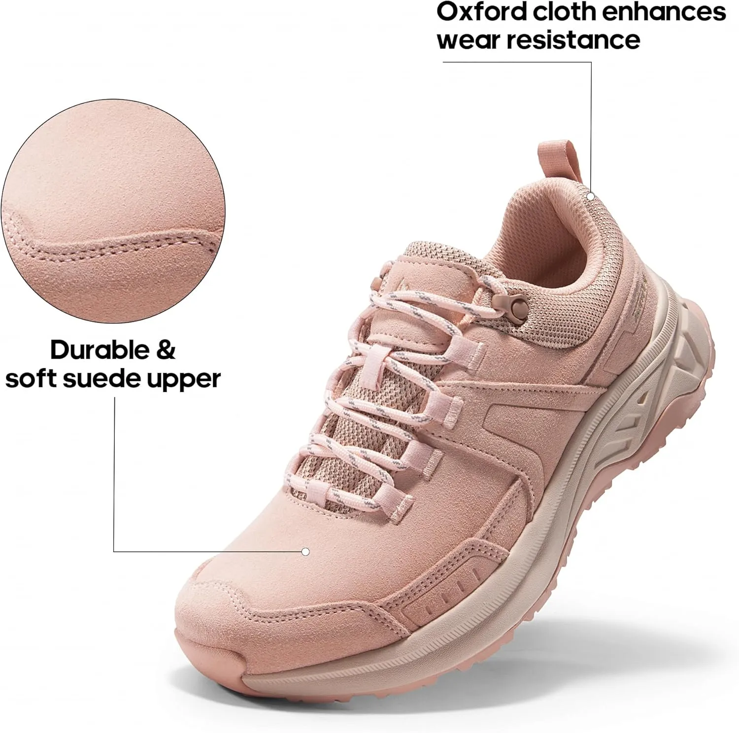 NORTIV 8 Women's Trails Shoes Outdoor Running Walking Hiking Shoes Comfortable Tennis Sneakers