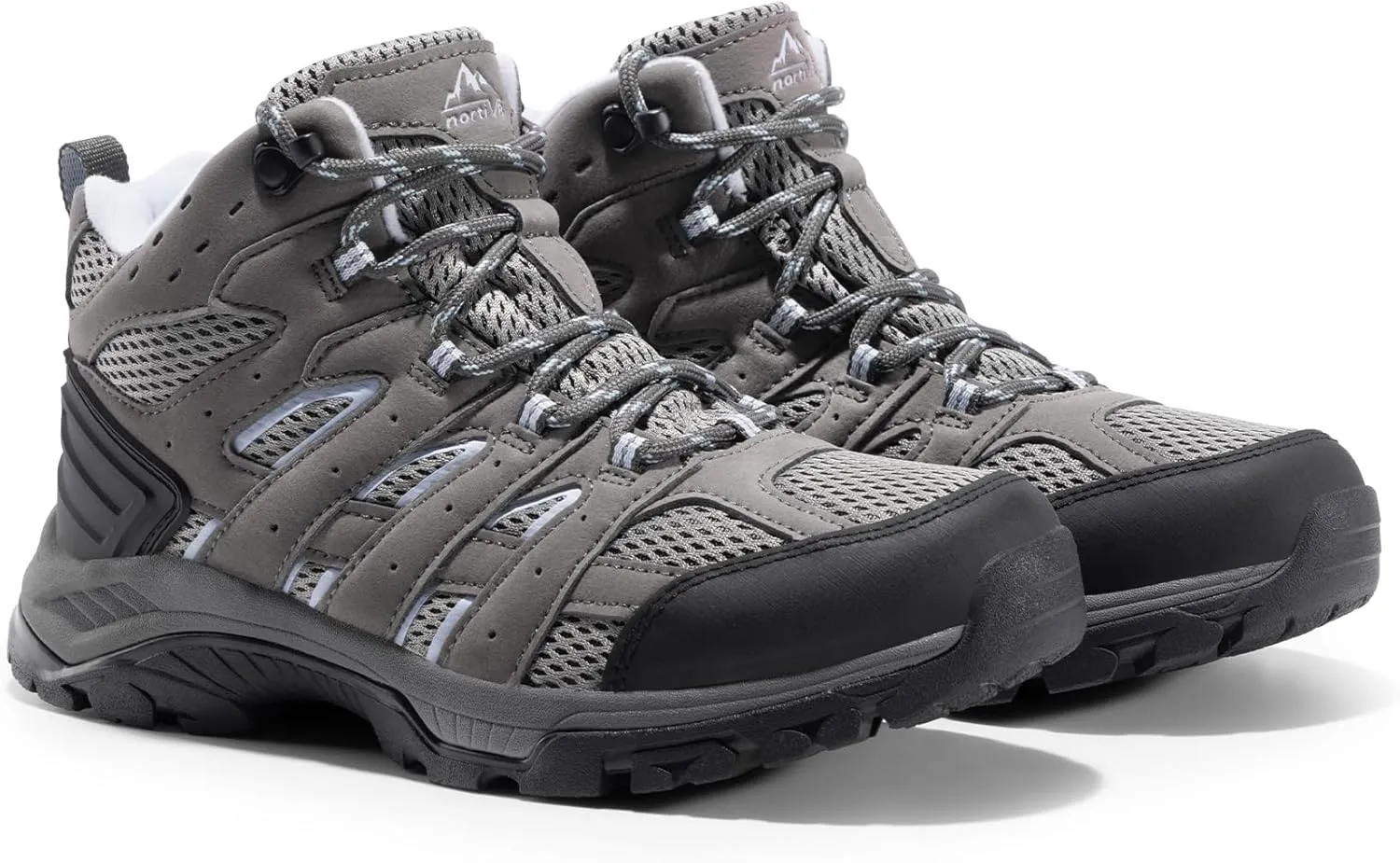 NORTIV 8 Women's Waterproof Hiking Boots Outdoor Trekking Mid Backpacking Mountaineering lightweight boots