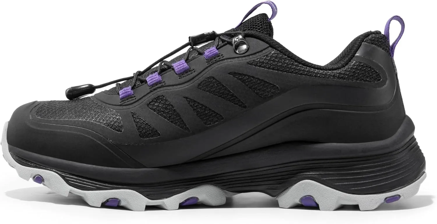 NORTIV 8 Women's Waterproof Hiking Shoes Quick Laces Outdoors Walking Trekking Camping Tennis Sneakers Canyon