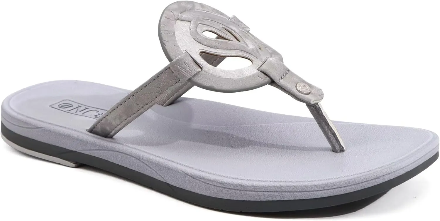 ONCAI Womens Flip Flops Fashion Flat Sandals Summer Vacations Casual Cute Slip On Dressys Sandals for Woman Size 6-11