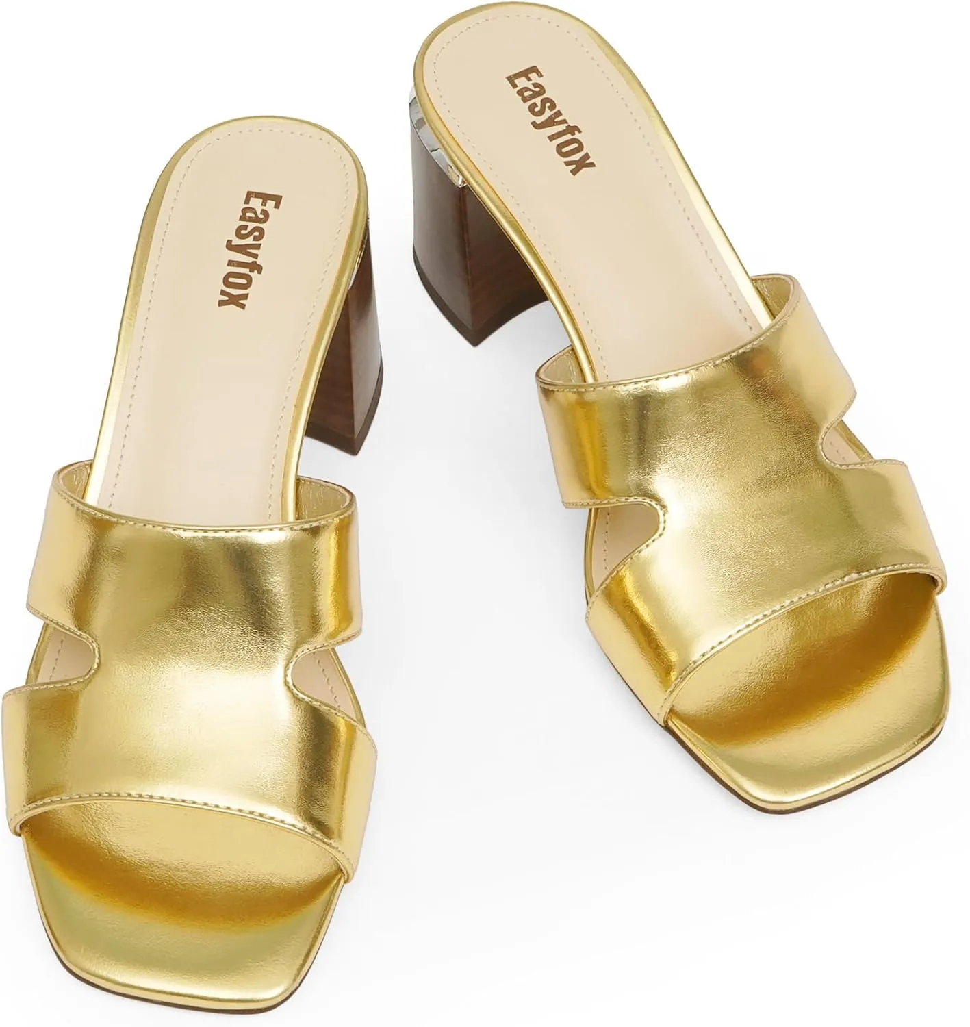 Open Toe Heeled Mules for Women Chunky Heel Sandals for Women 2025
