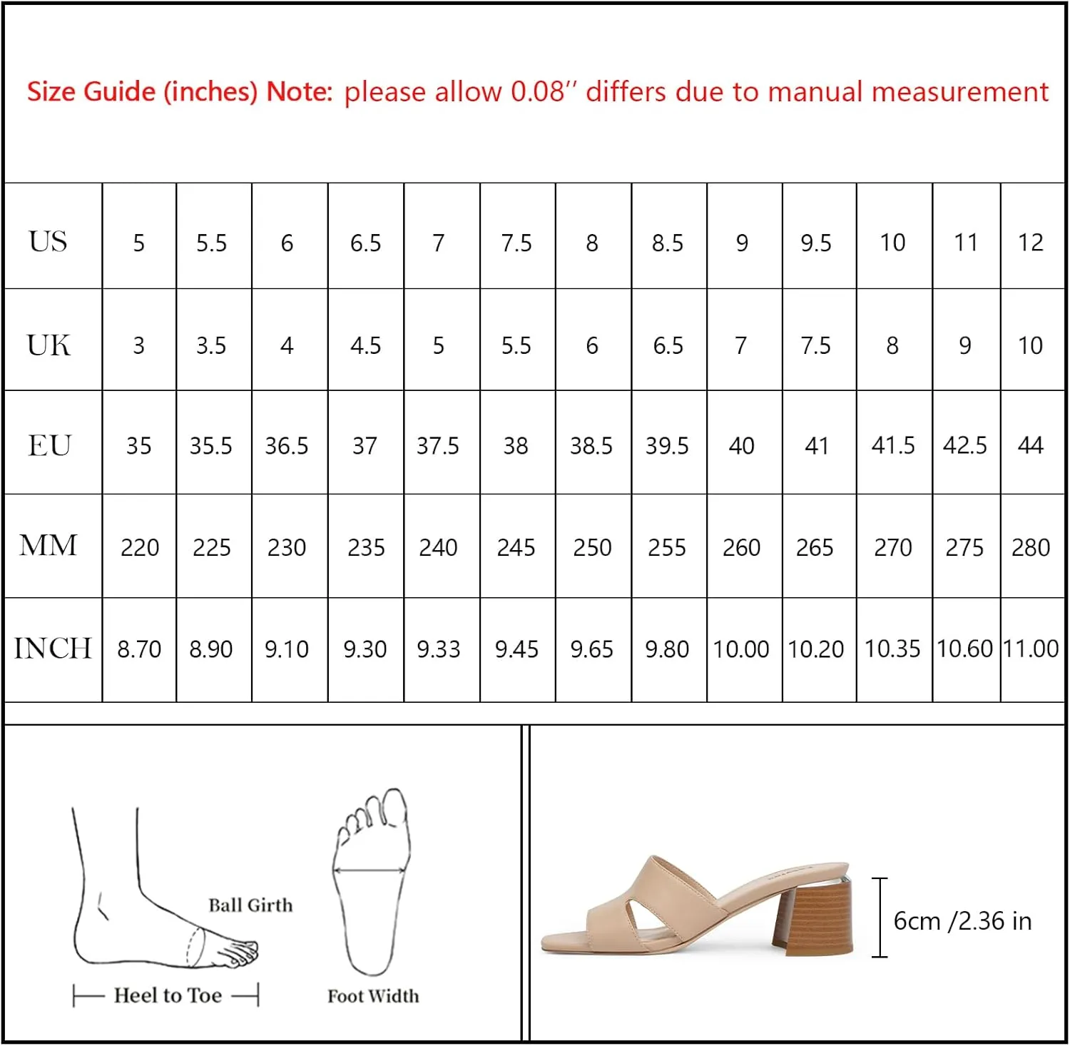 Open Toe Heeled Mules for Women Chunky Heel Sandals for Women 2025