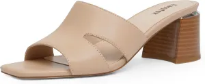 Open Toe Heeled Mules for Women Chunky Heel Sandals for Women 2025