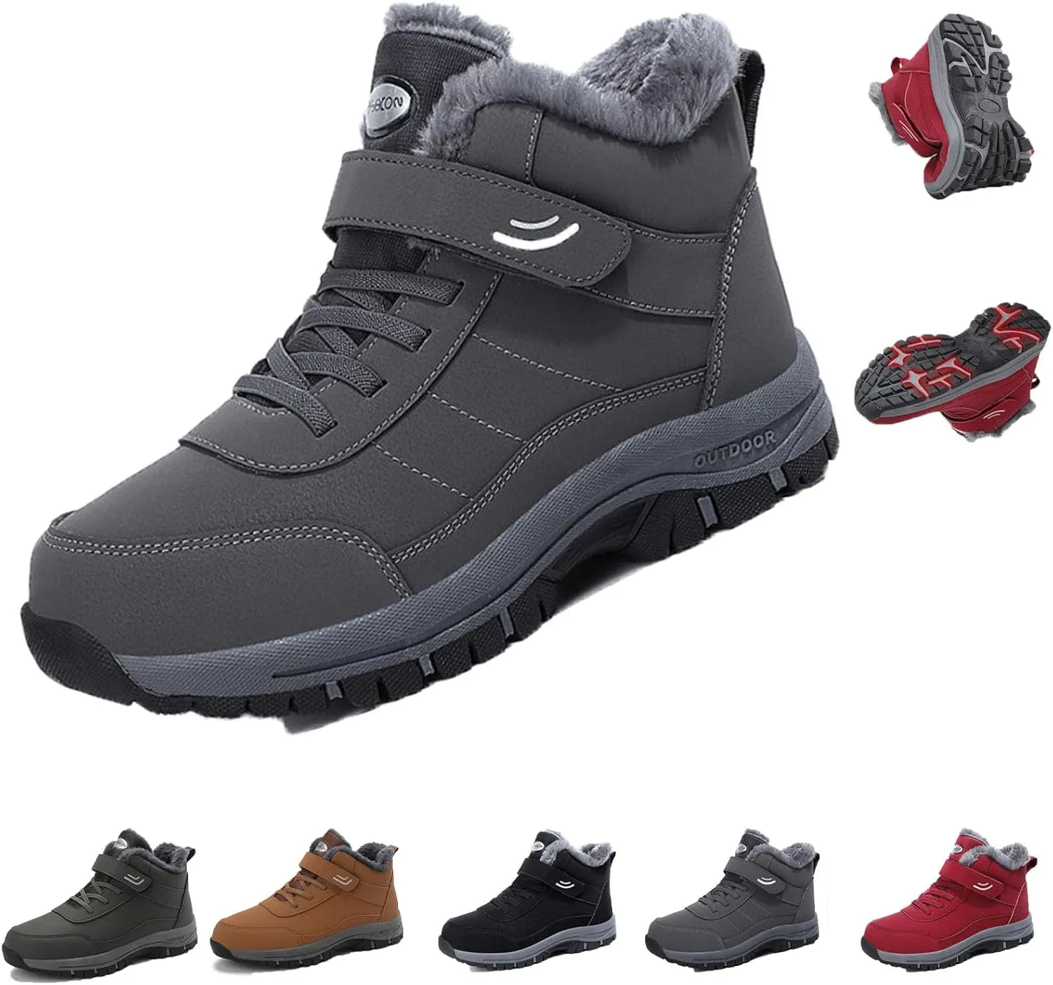 Orthoboots Pro - Ergonomic Winter Boots, Warming Waterproof Anti-Slip Sneakers, Orthopedic Boots for Women Men