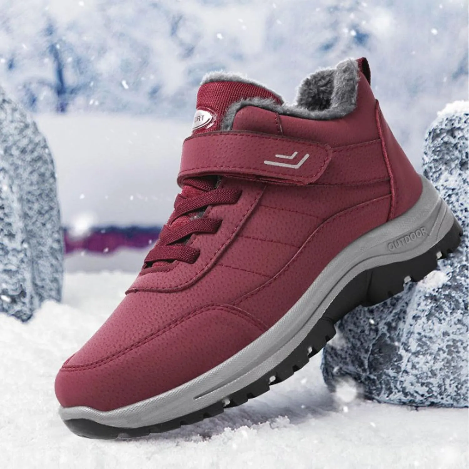 Orthoboots Pro - Ergonomic Winter Boots, Warming Waterproof Anti-Slip Sneakers, Orthopedic Boots for Women Men