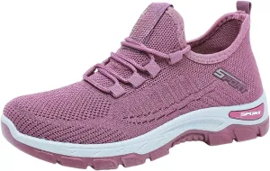 Orthopedic Shoes Slip On Mesh Breathable Wide Toe Box Sneakers Arch Support Non-Slip Walking Sneakers Gym Tennis Athletic Workout Trainer Comfortable Diabetes Shoes