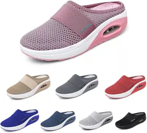 Orthopedic Shoes Women Air-Cushion Slip-On Walking Shoe, Diabetic Slippers, with Arch-Support for Women's Outdoor Sneakers Womens