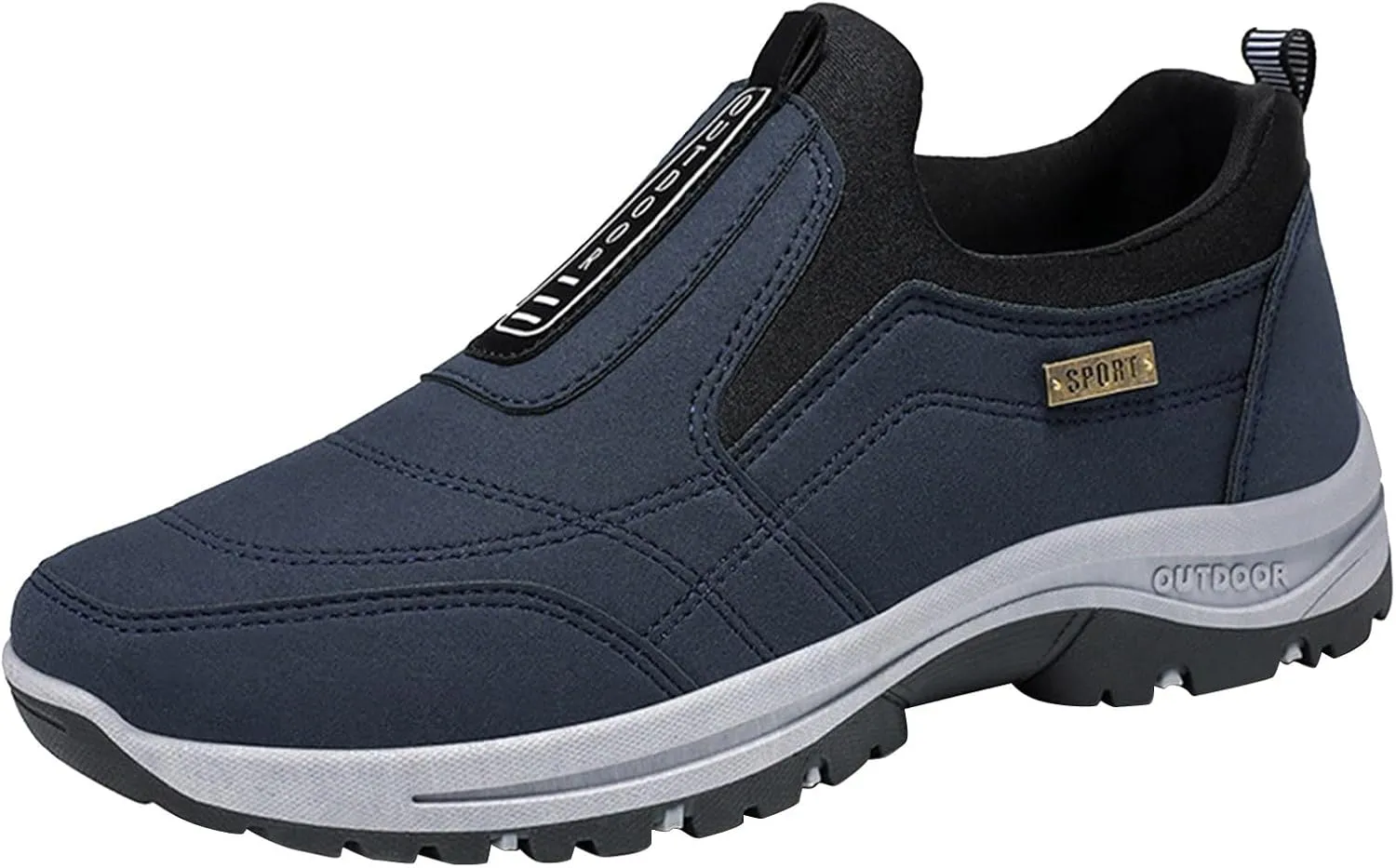 Orthopedic Walking Shoes Outdoor Casual Arch Support Comfortable Waterproof Hiking Shoes for Men Breathable Fashion Sneakers for Outdoor Running