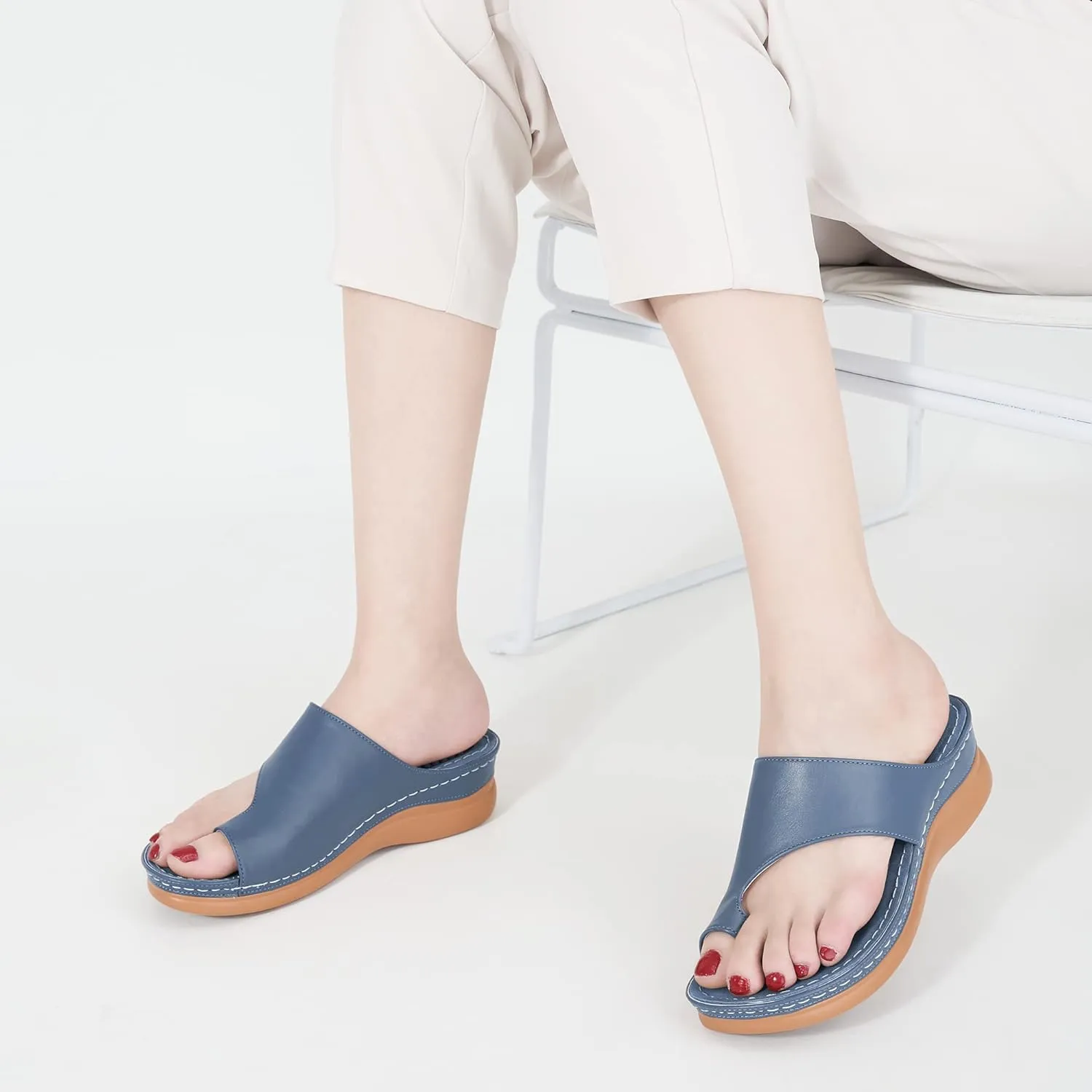 Orthopedic Wedge Sandals for Women: Comfortable Dressy Summer Sandals Women Comfortable Casual Walking Wedges Platform