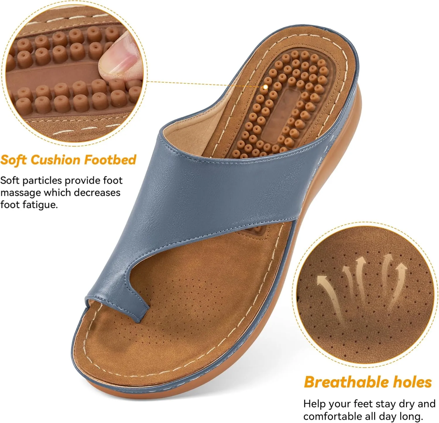 Orthopedic Wedge Sandals for Women: Comfortable Dressy Summer Sandals Women Comfortable Casual Walking Wedges Platform