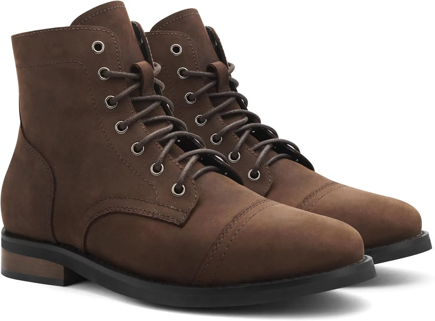 PARTY Mens Dress Boots - Casual Lace-up Chukka Leather Boots for Men