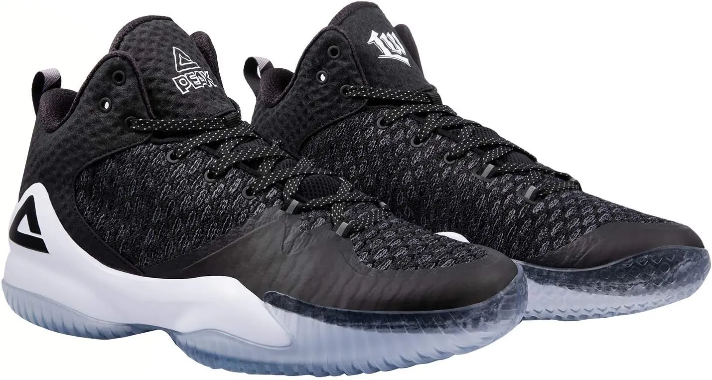 PEAK High Top Mens Basketball Shoes Streetball Master Breathable Outdoor Sneakers Cushioning Shoes for Fitness